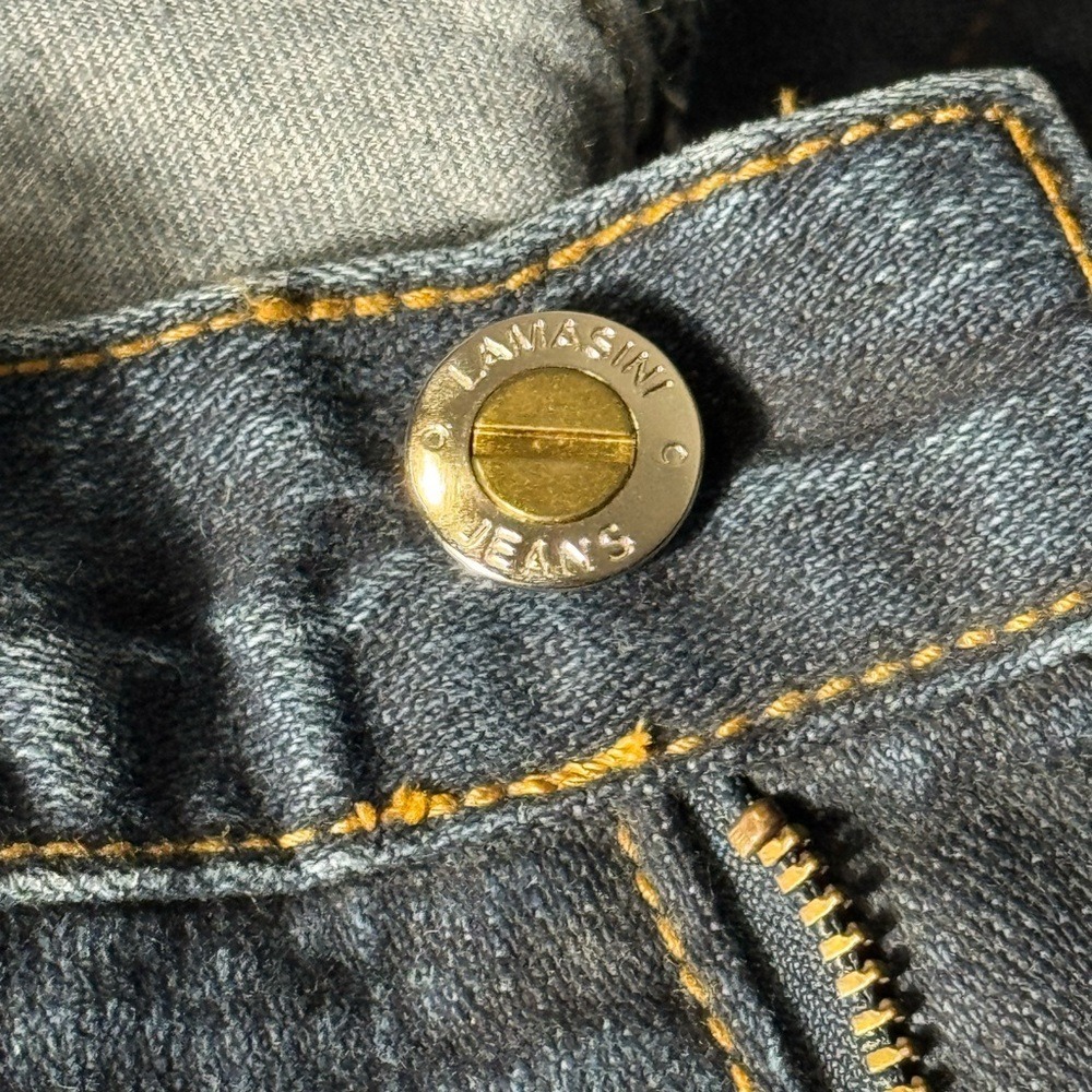 Lamasini Classic Blue Boot Cut Denim Jeans 36 x 32 - Picture 3 of 5